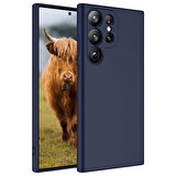 Samsung Galaxy S23 Ultra Lansman Kılıf İçi Dolgulu Esnek Soft Yapılı Premium Silikon Kapak RCV/Mara