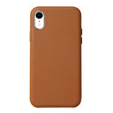 Apple iPhone XR Kılıf İçi Kadife Kaplı Pu Deri Kablosuz Şarj Destekli Kapak RCV/Eyzi