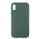 iPhone XS Lansman Kılıf İçi Dolgulu Esnek Soft Yapılı Premium Silikon Kapak RCV/Mara