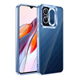 Redmi 12C Uyumlu Kenarları Parlak ve Logo Detaylı Şık Esnek Silikon Kapak RCV/Omega