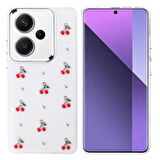 Redmi Note 13 Pro Plus 5G Kılıf Şeffaf Yapılı Sert Mini 3D Figürlü Şık Silikon Kapak RCV/Kutup