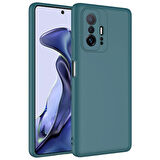Xiaomi Mi 11T Pro 5G Lansman Kılıf İçi Dolgulu Esnek Soft Yapılı Premium Silikon Kapak RCV/Mara