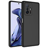 Xiaomi Mi 11T Pro 5G Lansman Kılıf İçi Dolgulu Esnek Soft Yapılı Premium Silikon Kapak RCV/Mara