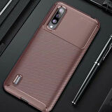 Xiaomi Mi A3 Kılıf El İzi Yapmayan Yüksek Kaliteli Silikondan Üretilmiş Premium Kapak RCV/Negro