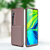 Xiaomi Mi Note 10 Kılıf El İzi Yapmayan Yüksek Kaliteli Silikondan Üretilmiş Premium Kapak RCV/Negro