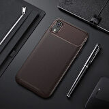 iPhone XR Kılıf Karekarbon Desenli Şık ve Dayanıklı Torvex Premium Silikon Kapak