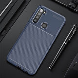 Redmi Note 8 Kılıf Karekarbon Desenli Şık ve Dayanıklı Torvex Premium Silikon Kapak