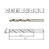 MTE Makina Takım 14.4 mm HSS DIN 338 Silindirik Saplı Matkap Ucu Taşlanmış - B00007001440