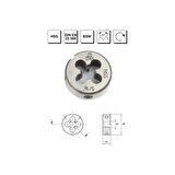 MTE Makina Takım W1/2" HSS DIN EN 22 568 Whitworth Normal Vidalı Pafta Lokması - B00110041270