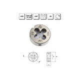 MTE Makina Takım 3/8"x24 HSS DIN EN 22 568 USA İnce Vidalı Pafta Lokması - UNF - B00110070952