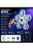 Bluetooth Hoparlör Özellikli Duvar Boks Makinesi Müzikli Box 9 Mod Seviye ve Ritim Ayarlı Led Işıklı Şarjlı Box Standı