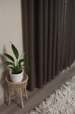 Estetik Modern Flamlı Dokulu Pileli Tül Perde Salon Oturma Odası Yatak Odası Çocuk Odası