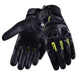 Vexo Gp Tech Pro Aır Yazlık Deri Eldiven Siyah-neon Sarı 2X-LARGE