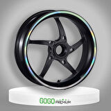 Gogo Hologramlı Jant Şeridi 1 Set 7cm X 7m