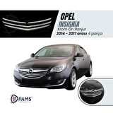 Opel İnsignia Krom Ön Panjur 4 Parça 2014-2017 Paslanmaz Çelik