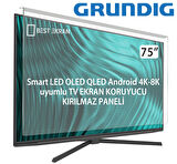 Grundig 75" inç Smart LED OLED QLED Android 4K-8K Televizyon Tv Ekran Koruyucu