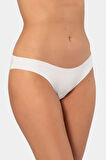 Türen Kadın Lazer Kesim Pamuklu Bikini Külot 907/Beyaz