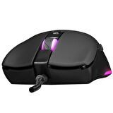 Everest SGM-L1 LUMOS Siyah 6400dpi RGB Ledli Makrolu Gaming Oyuncu Mouse