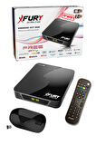 FURY Android Tv Box Medya Oynatıcı 16GB Hafıza Dahili Wifi - Kablosuz Mouse - Çanaksız TV İzleme