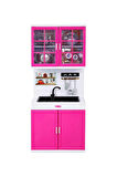 My Happy Kitchen Mutfak Tezgahı ve Dolabı  Oyuncak Mutfak Seti lavabo Oyuncak Evcilik Seti