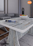 Eliusta Tekerlekli Mdf Masa %100 Mdf Orta Sehpa Salon Sehpa