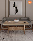 Eliusta Tekerlekli Mdf Masa %100 Mdf Orta Sehpa Salon Sehpa