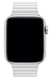 Megafox Apple Watch Seri 2/3/4/5/6/7/8/Se Suni Deri Loop Kordon 38-40-41 Mm Uyumlu 
