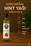 DAVİ Hint Yağı 250 ml — %100 Doğal Soğuk Sıkım | Saç, Cilt, Kaş & Kirpik (Castor Oil)