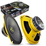 OTO MIDRANGE OVAL 6X9 200W KAPAKLI 2 ADET BRAVE BR-69