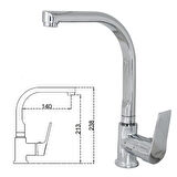 STİLLA SERİSİ KUĞU LAVABO BATARYASI