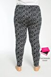 Büyük Beden Cepli Viskon Yazlık Pijama Altı y7