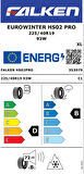 FALKEN 225/40R19 93W XL EUROWINTER HS02 PRO 2025 ÜRETİM KIŞ LASTİĞİ