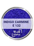 Indigo Carmine E132 Indigo Karmin Koyu Mavi Toz Gıda Boyası 250 Gr