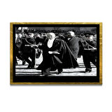 Gazi Mustafa Kemal Atatürk ÖZEL SERİ^# Miyrem  Design Cam Tablo Model: 08