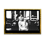 Gazi Mustafa Kemal Atatürk ÖZEL SERİ^# Miyrem  Design Cam Tablo Model: 28