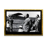 Gazi Mustafa Kemal Atatürk ÖZEL SERİ^# Miyrem  Design Cam Tablo Model: 39