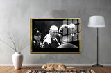Gazi Mustafa Kemal Atatürk ÖZEL SERİ^# Miyrem  Design Cam Tablo Model: 47