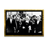 Gazi Mustafa Kemal Atatürk ÖZEL SERİ^# Miyrem  Design Cam Tablo Model: 56