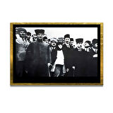 Gazi Mustafa Kemal Atatürk ÖZEL SERİ^# Miyrem  Design Cam Tablo Model: 65