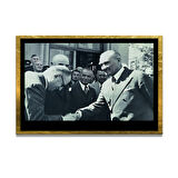 Gazi Mustafa Kemal Atatürk ÖZEL SERİ^# Miyrem  Design Cam Tablo Model: 106