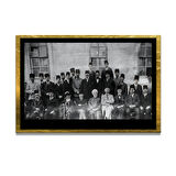 Gazi Mustafa Kemal Atatürk ÖZEL SERİ^# Miyrem  Design Cam Tablo Model: 129