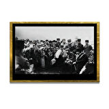 Gazi Mustafa Kemal Atatürk ÖZEL SERİ^# Miyrem  Design Cam Tablo Model: 133