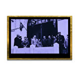 Gazi Mustafa Kemal Atatürk ÖZEL SERİ^# Miyrem  Design Cam Tablo Model: 145