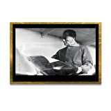 Gazi Mustafa Kemal Atatürk ÖZEL SERİ^# Miyrem  Design Cam Tablo Model: 167