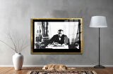 Gazi Mustafa Kemal Atatürk ÖZEL SERİ^# Miyrem  Design Cam Tablo Model: 173