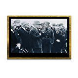 Gazi Mustafa Kemal Atatürk ÖZEL SERİ^# Miyrem  Design Cam Tablo Model: 174