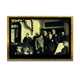 Gazi Mustafa Kemal Atatürk ÖZEL SERİ^# Miyrem  Design Cam Tablo Model: 176