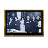 Gazi Mustafa Kemal Atatürk ÖZEL SERİ^# Miyrem  Design Cam Tablo Model: 182