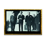 Gazi Mustafa Kemal Atatürk ÖZEL SERİ^# Miyrem  Design Cam Tablo Model: 184