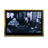Gazi Mustafa Kemal Atatürk ÖZEL SERİ^# Miyrem  Design Cam Tablo Model: 191